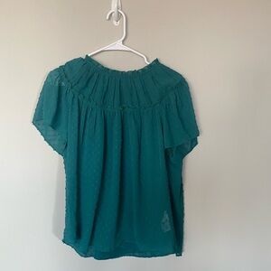 Elegant Teal JCrew Blouse